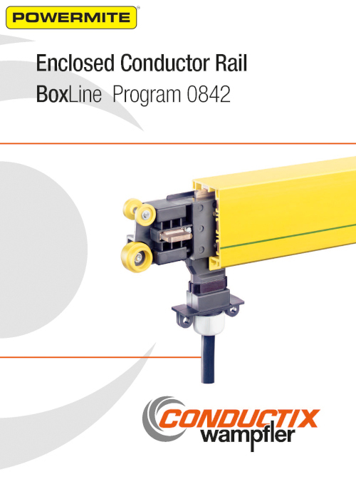 Enclosed Conductor Rail BoxLine Program 0842